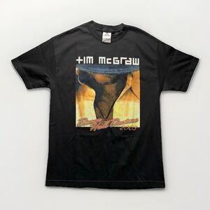 Vintage 2003 Tim McGraw Dance Hall Doctors Tour T-Shirt Men's Large Y2K Country